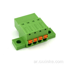 3.81mm mring spring press type typerless terminal block socket with fix roules